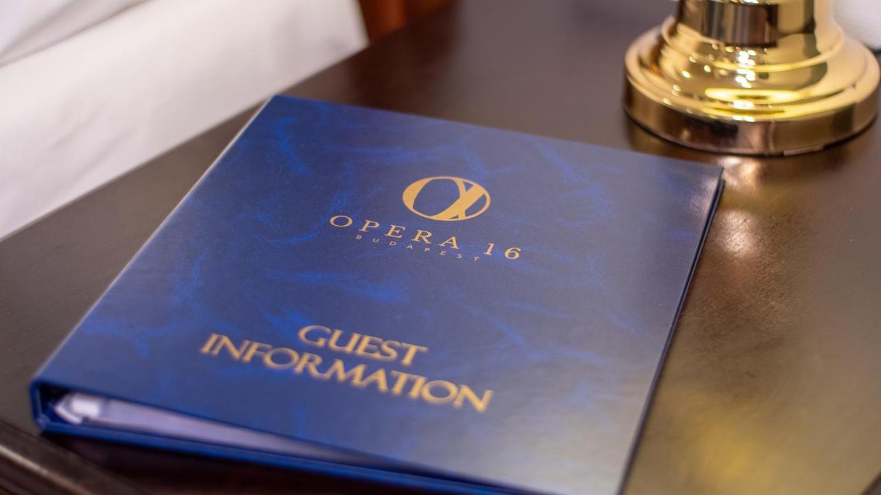 Opera 16 Rooms Budapest Eksteriør bilde